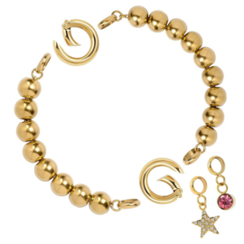 Samengestelde armband Deniz Goudkleurig