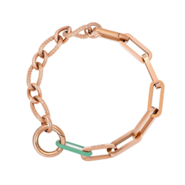 Samengestelde armband Dolly Rosé