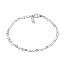 Armband Memories Black Diamond Zilver