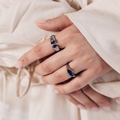 Fame Adore Capri Blue  Zilver