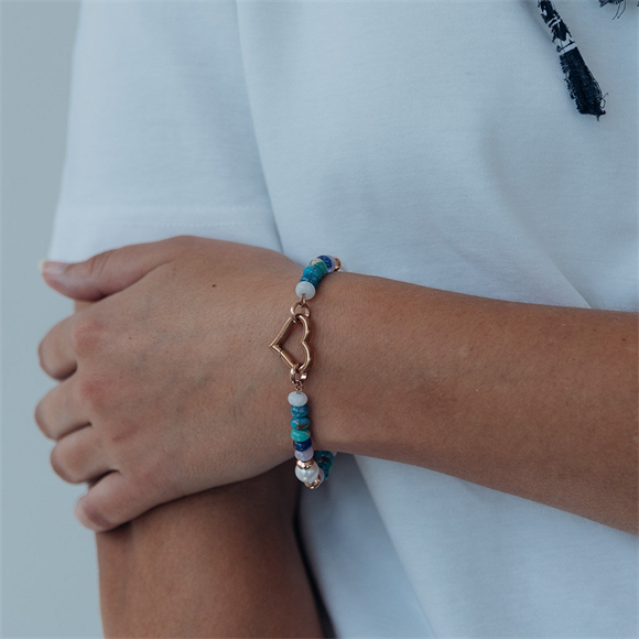 Samengestelde armband Pippa Rosé