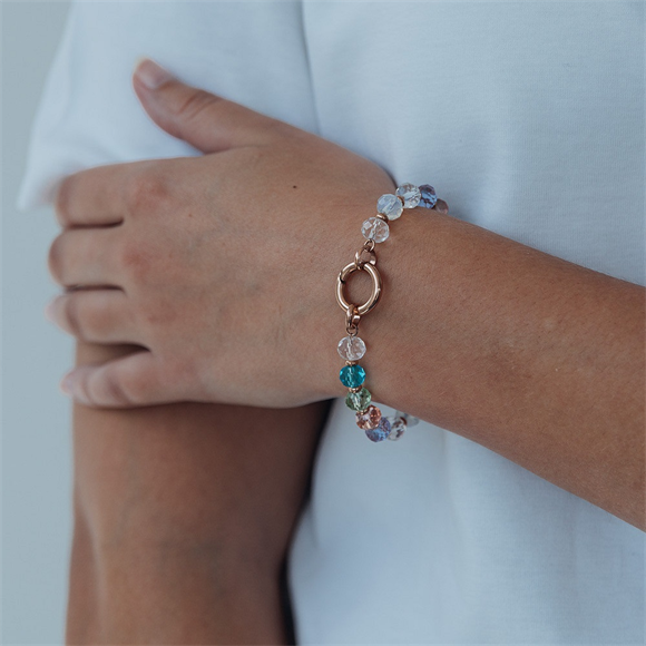 Samengestelde armband Phoebe Rosé