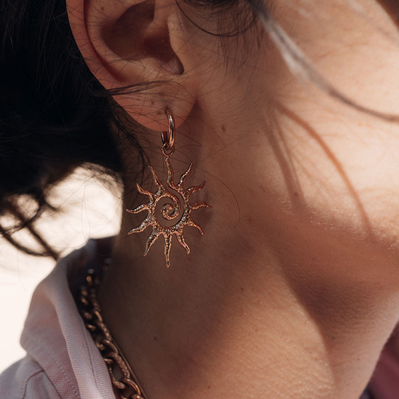 Oorringen Sol Suave Rosé