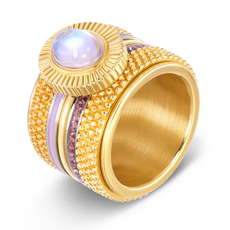 Samengestelde iXXXi Ring Flower Blush Goud