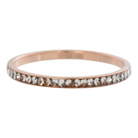 iXXXi Jewelry vulring Zirconia Crystal 2mm Rosékleurig
