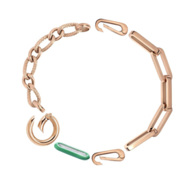 Samengestelde armband Dolly Rosé
