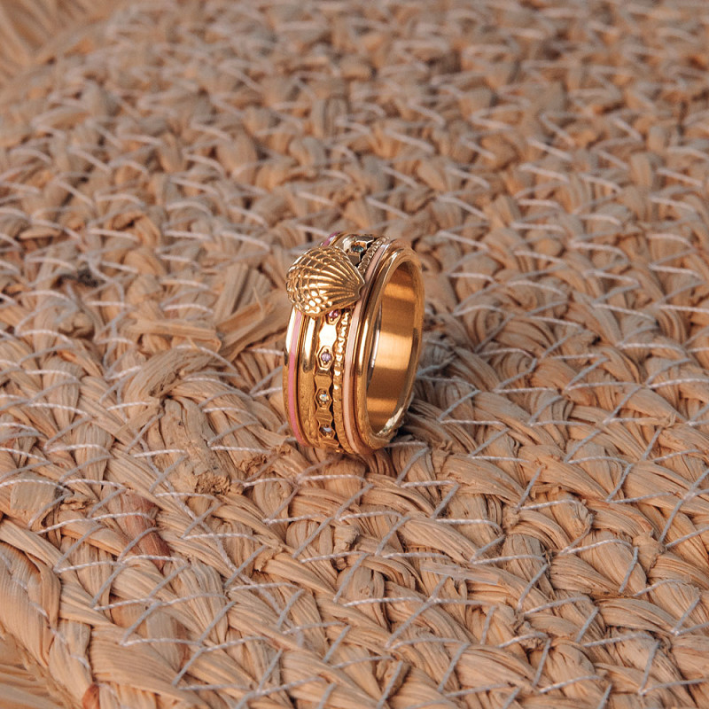 Samengestelde iXXXi ring Candy Coast Goud