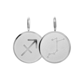 iXXXi Jewelry Charm Sagittarius Zilverkleurig