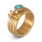 iXXXi Jewelry Vulring Inspired Turquoise Gold