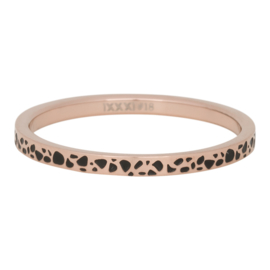 iXXXi Jewelry vulring Spots Ring Rosé 2mm