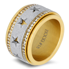 iXXXi juwelry vulring Zirconia Crystal  2mm Goudkleurig