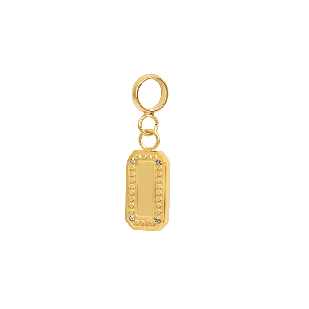 Bedel Zirconia Square Goud