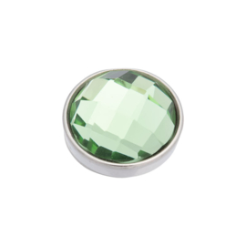 iXXXi Jewelry Top Part Facet Green Zilverkleurig