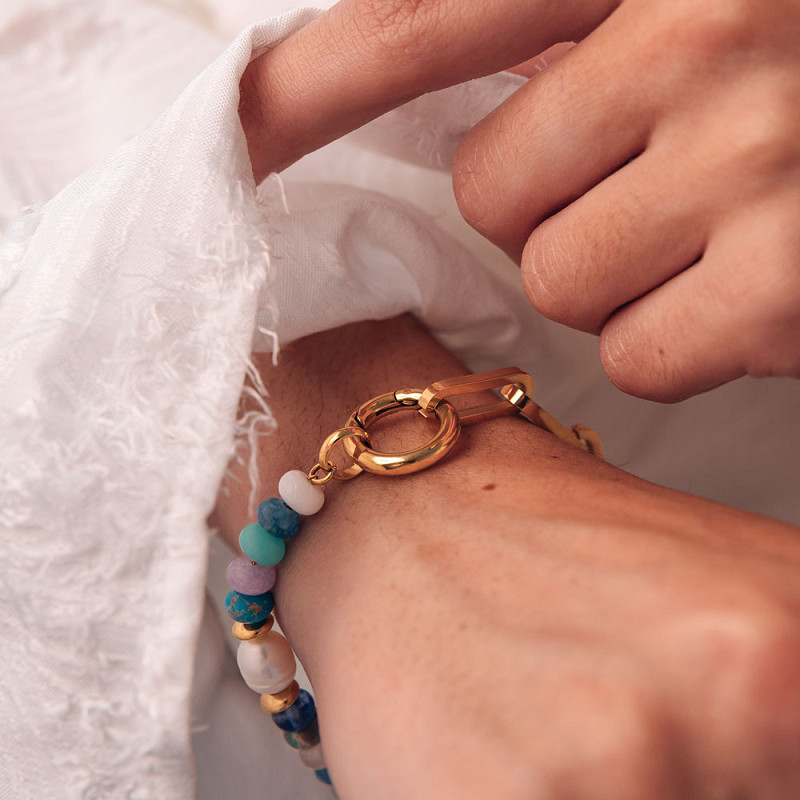 Samengestelde armband Hailey Rosé