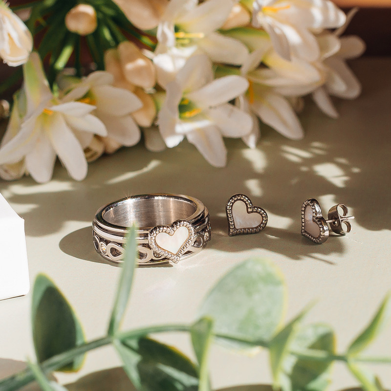 From the Heart sieradenset Zilver