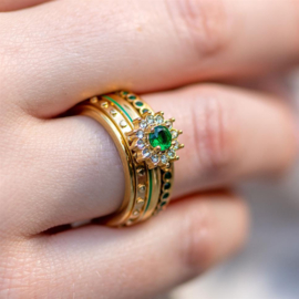 iXXXi Jewelry Vulring Line 1mm Emerald