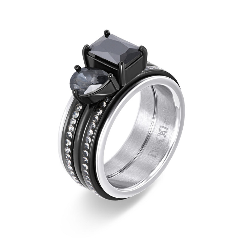 Samengestelde iXXXi ring Romance Diamond