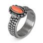 iXXXi Jewelry Vulring Indian Coral Silver