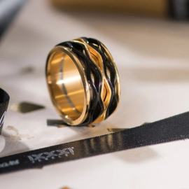 Samengestelde iXXXi ring Modern Zwart