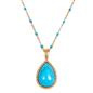 iXXXi Jewelry Pendant Magic Turquoise Gold