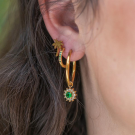 iXXXi Jewelry Hoops Emerald