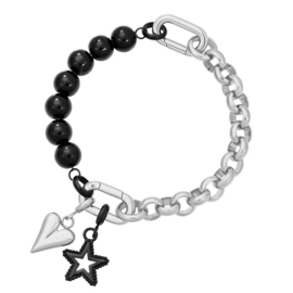 Samengestelde armband Eden Zilver