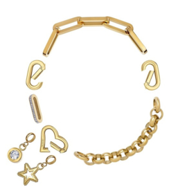 Samengestelde armband Fortunati Goud