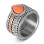 iXXXi Jewelry Vulring Magic Coral Silver