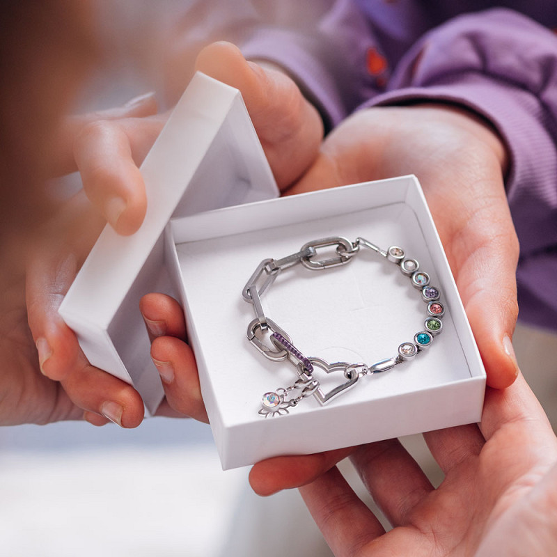 Samengestelde armband Gaby Zilver