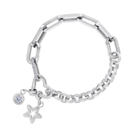 Samengestelde armband Fortunati Zilver