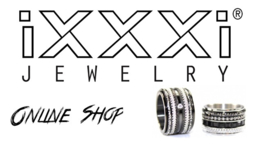 iXXXi Jewelry vulring Sandblasted Zwart 1mm