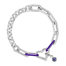 Samengestelde armband Dido Zilver