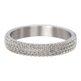 iXXXi Jewelry Caviar Zilverkleurig 4mm