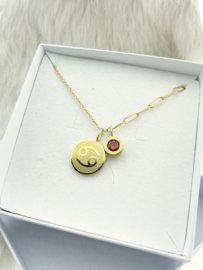 Combi Ketting Sterrenbeeld - Cancer Goud