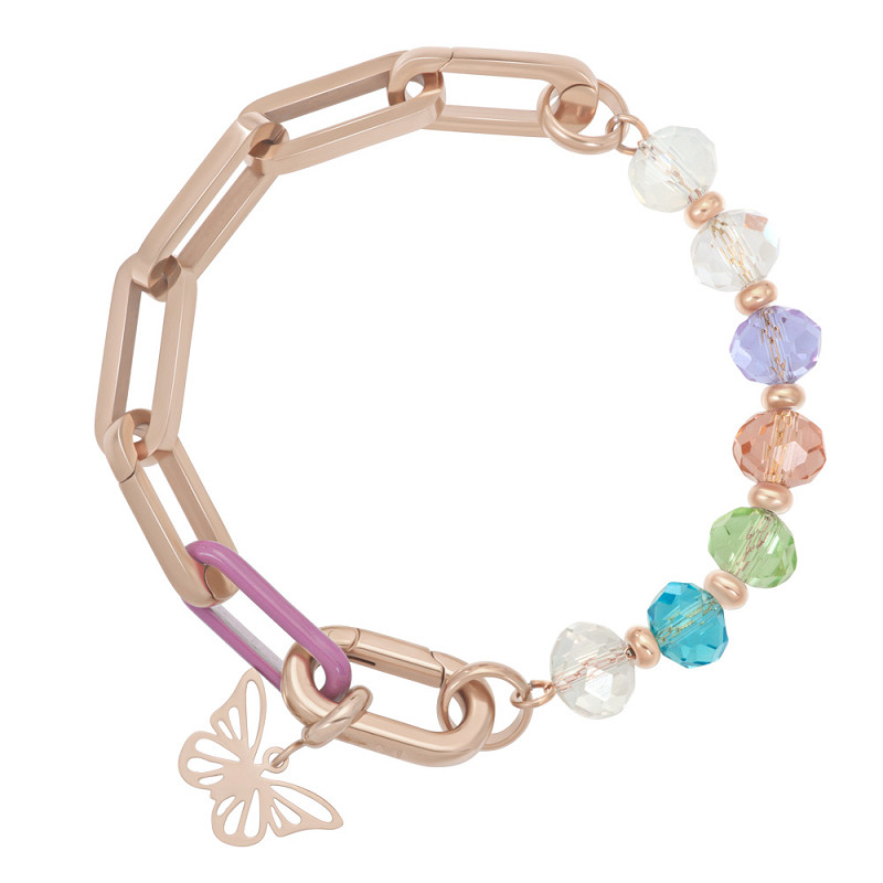 Samengestelde armband Gwen Rosé