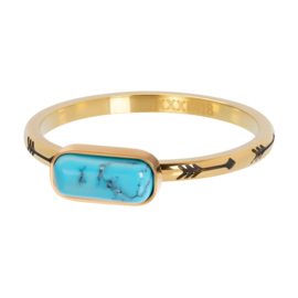 iXXXi Jewelry Vulring Festival Turquoise Gold