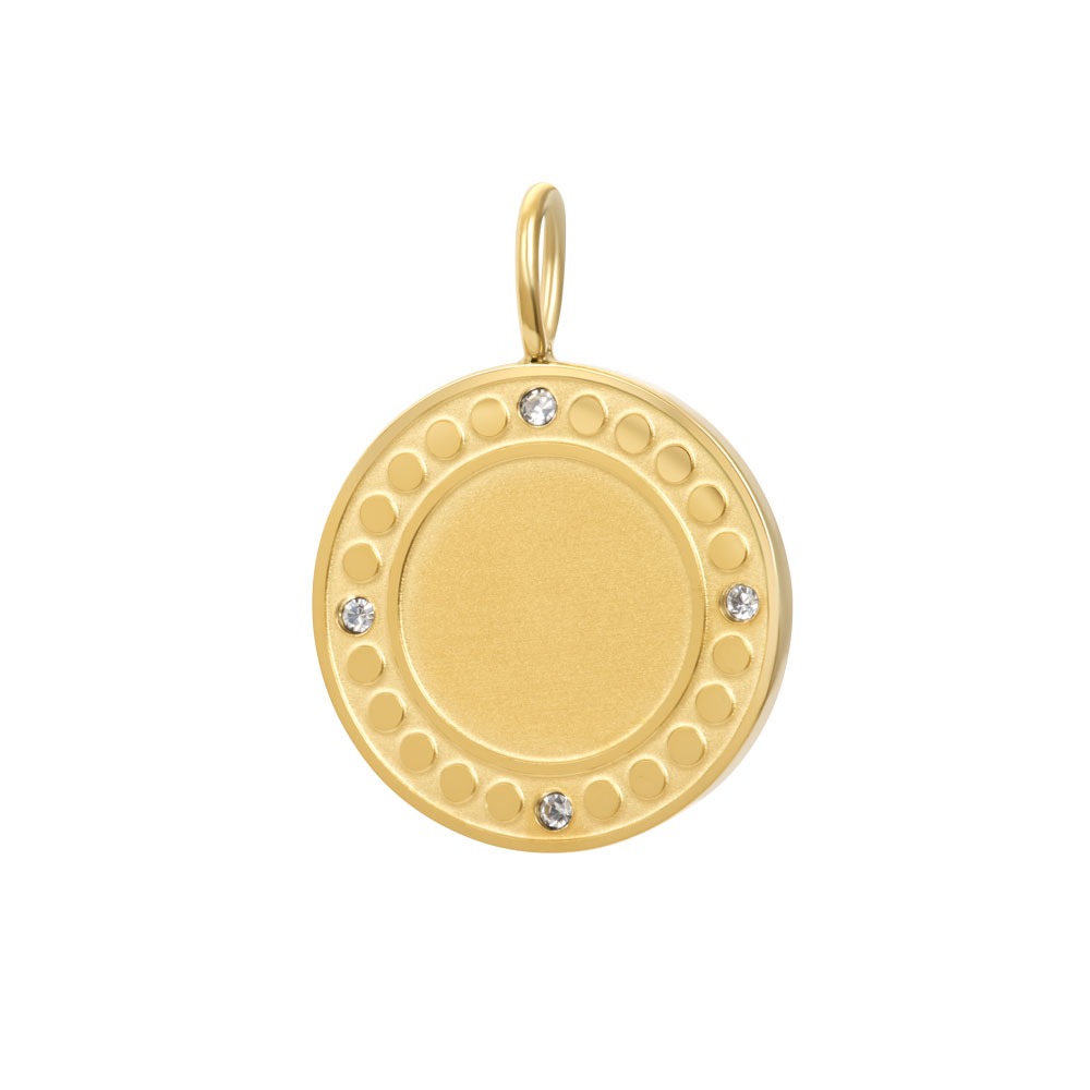 Hanger Zirconia Round Goud