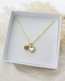 Samengestelde iXXXi Ketting Heart Sterrenbeeld Goud