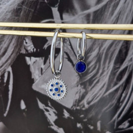 Earparty Midnight Capri Blue Zilver