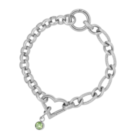 Samengestelde armband Daisy Zilver