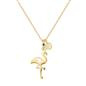 iXXXi Jewelry Charm Flamingo Goudkleurig