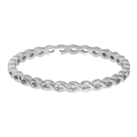 iXXXi Jewelry Vulring Twisted 2mm Zilverkleurig