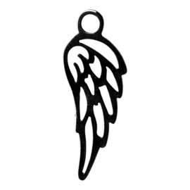 iXXXi Jewelry  Charm Angel Wing Zwart