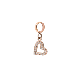 Charm Small Heart Rosé kleurig