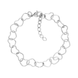 Armband Soul Hearts Zilverkleurig