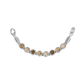 Ketting Britta Velvet Zilver