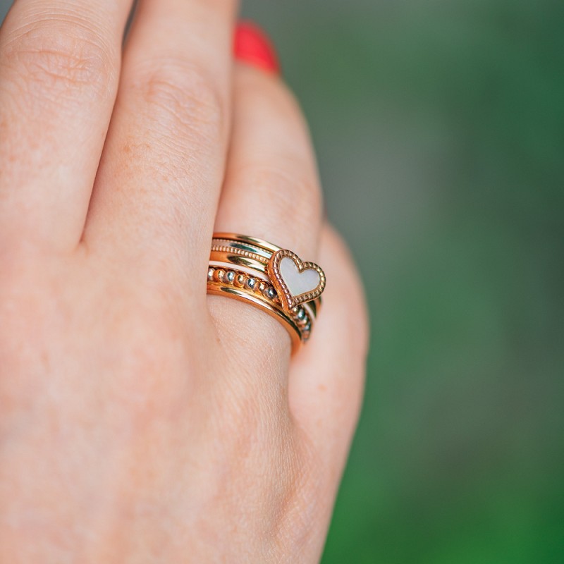 Samengestelde iXXXi ring Peach Love