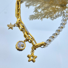 Samengestelde ketting Starlight Goud 53cm