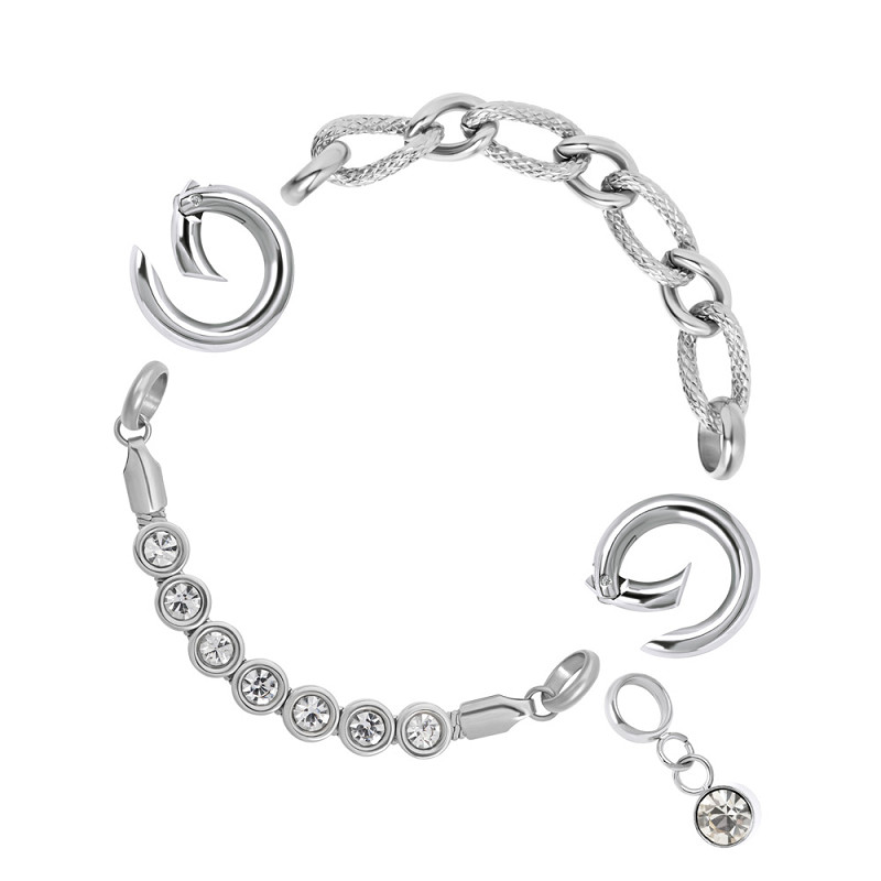 Samengestelde armband Feija Zilver