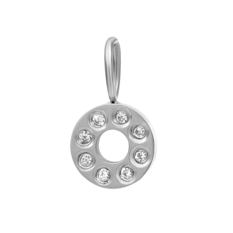 iXXXi Jewelry Charm Design Circle Zilverkleurig